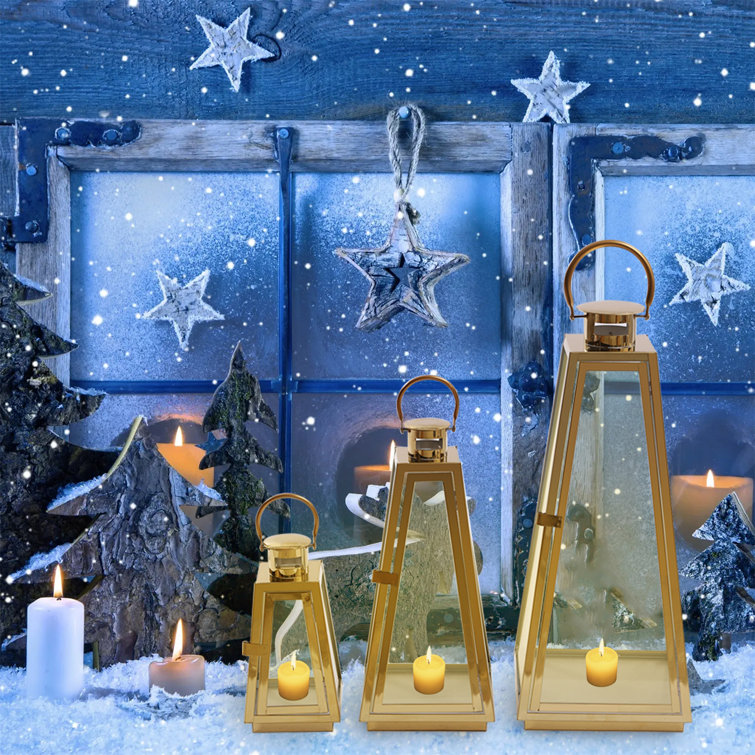 Latitude Run® 3 Piece Tabletop Lantern Set Wayfair